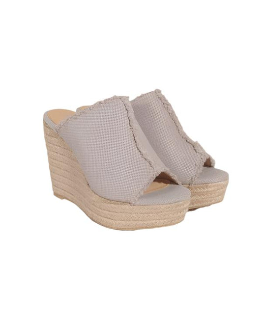 OASIS SOCIETY Bliss - Distressed Linen Wedge