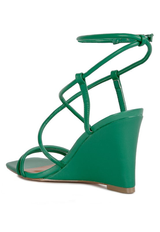 Gram Hunt Ankle Strap Wedge Sandals