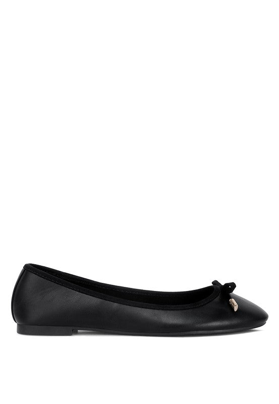 Suzzy Bow Embellished Flat Ballerinas