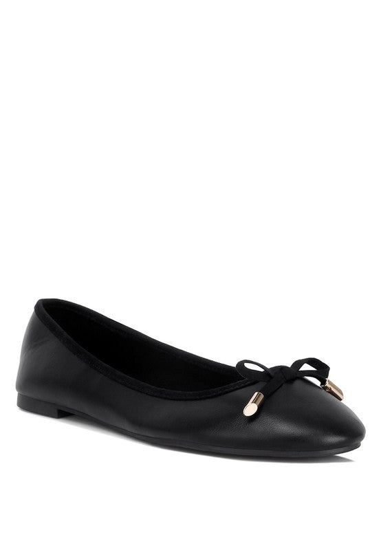 Suzzy Bow Embellished Flat Ballerinas