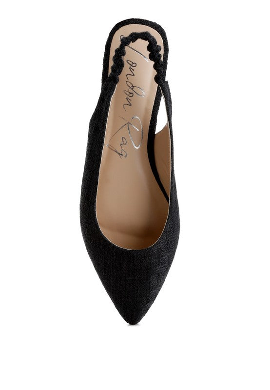 AMIRAH Slingback Ballet Flats