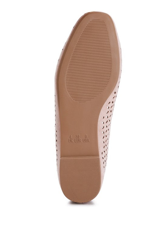 Gordon Perforated Ballerinas