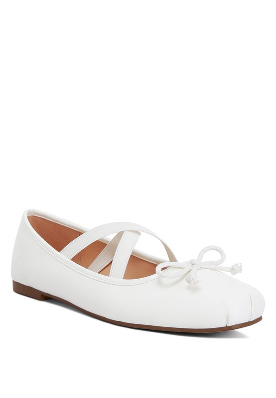 Leina Recycled Faux Leather Ballet Flats